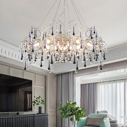Avis Crystal Rain Branch Chandelier