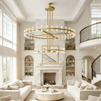 Arcuphoe Series Round Two-tierd Wagon Wheel Chandelier