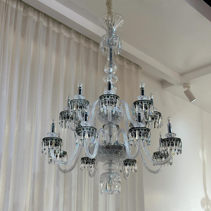 Elegant Crystal Chandelier in Italian
