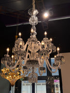 Elegant Crystal Chandelier in Italian