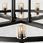 Reger Crystal 2-Tier Round Chandelier 60"