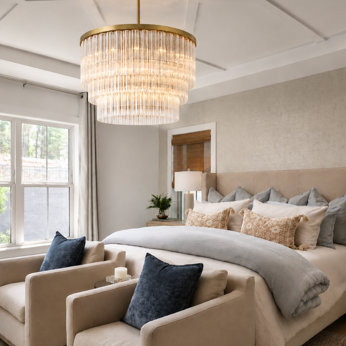 Cirbos Three-Tier  Round Chandelier