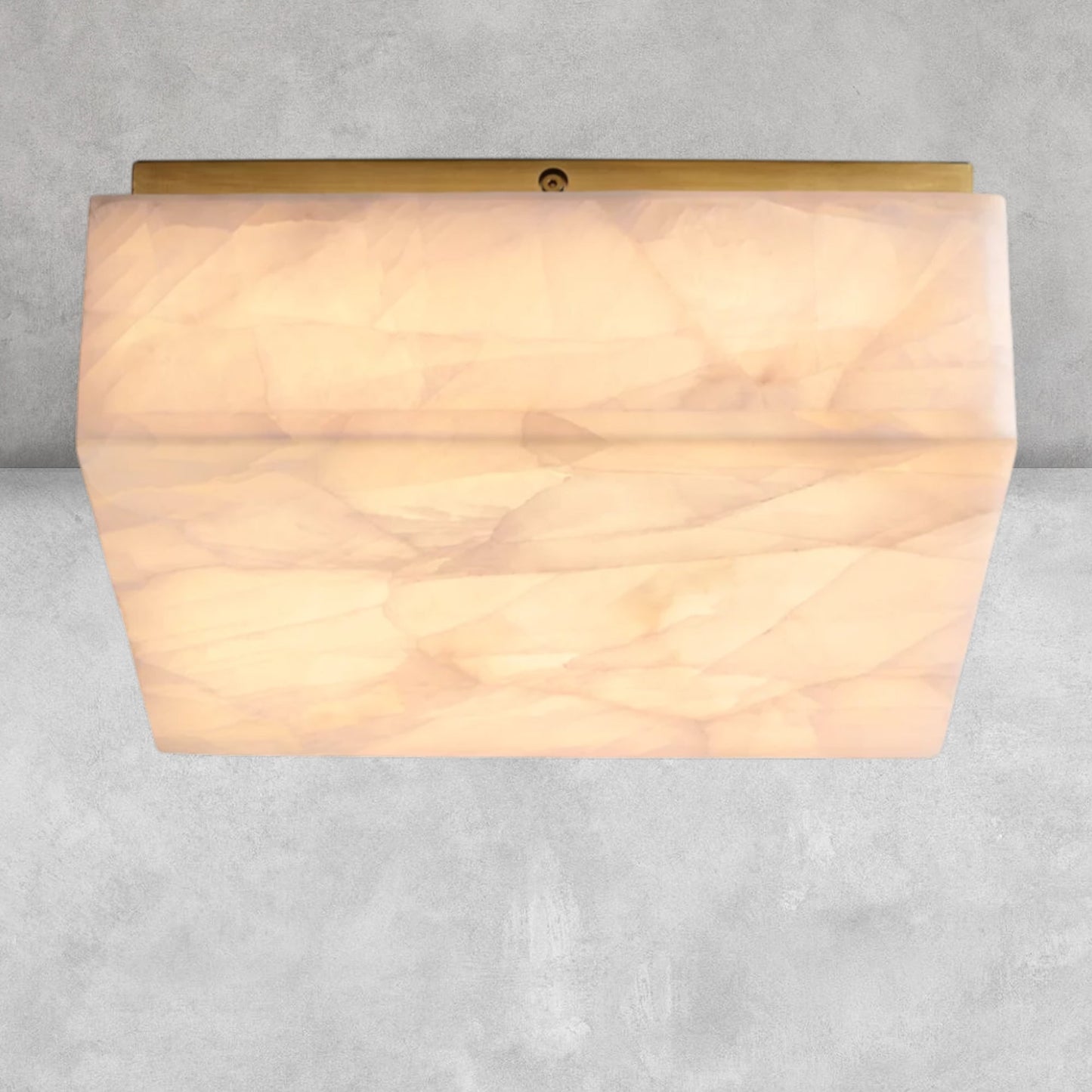Riora Calcite Square Flushmount 6" 10" 14"