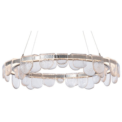 Circular Glass Chandelier