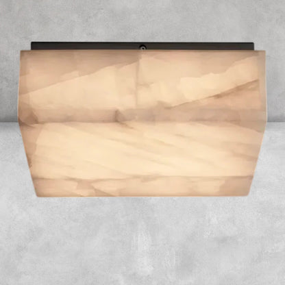 Riora Calcite Square Flushmount 6" 10" 14"