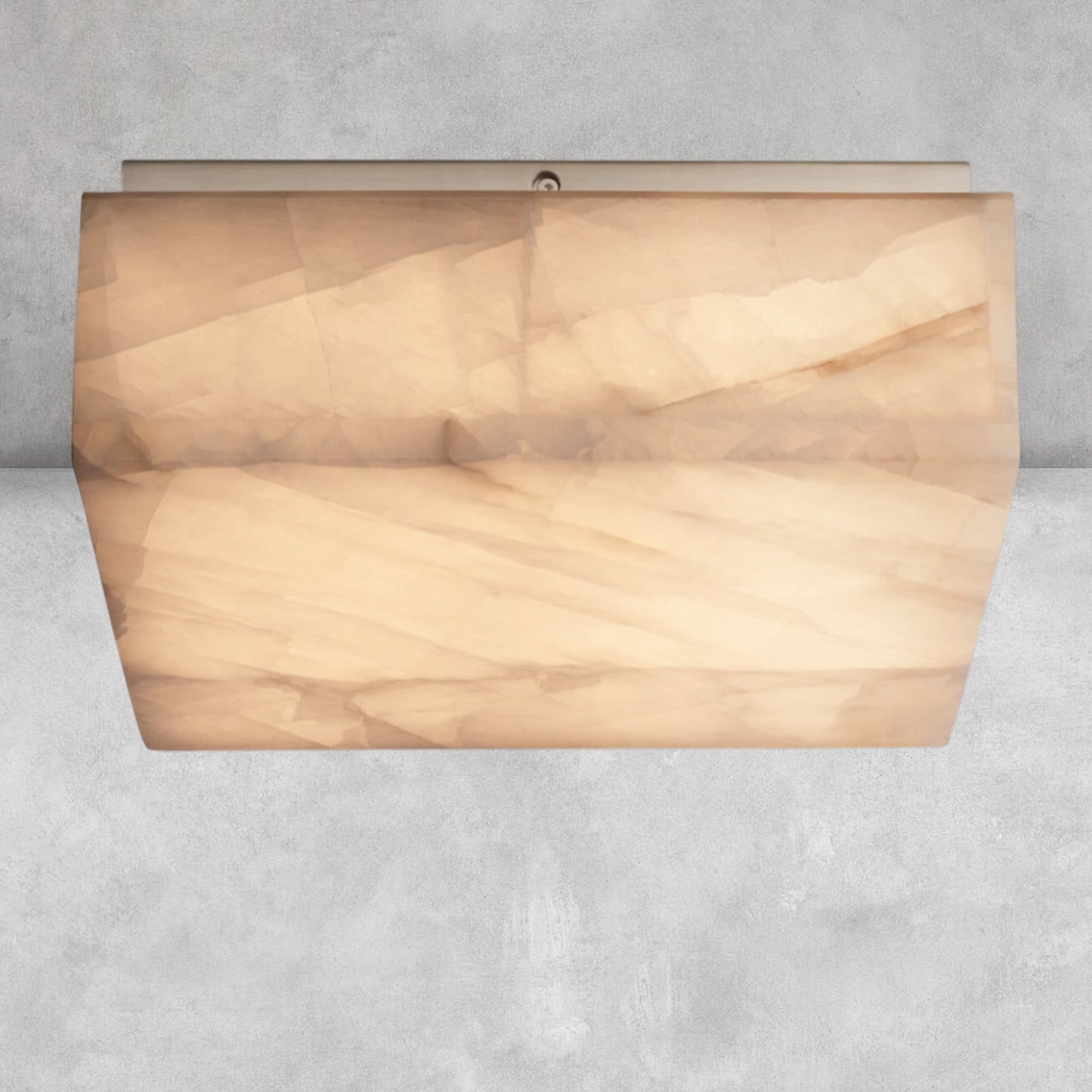 Riora Calcite Square Flushmount 6" 10" 14"