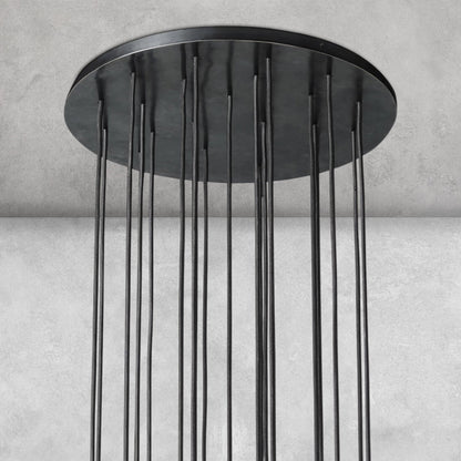 Bouble De Crystal Round Cluster Chandelier