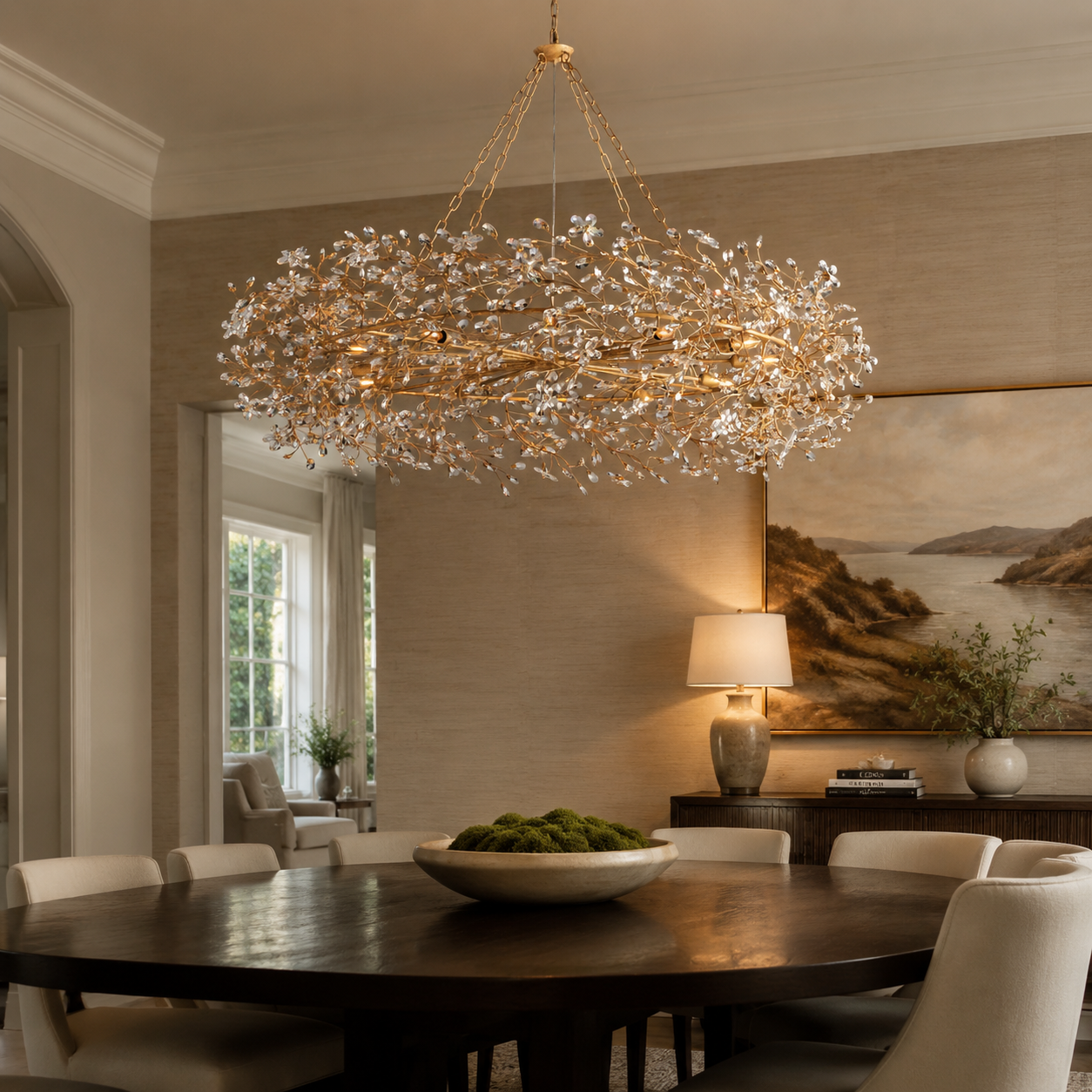 Fiore Crown Chandelier