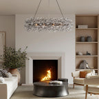 Fiore Oval Chandelier 62''74''