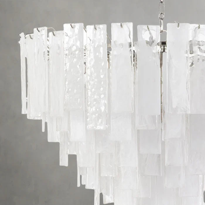 Tidelle Clear Glass Chandelier Large