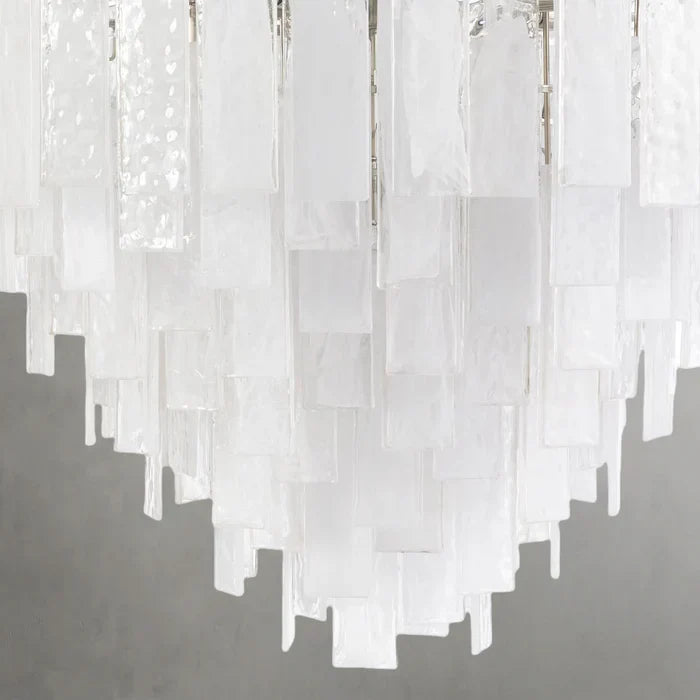 Tidelle Clear Glass Chandelier Large