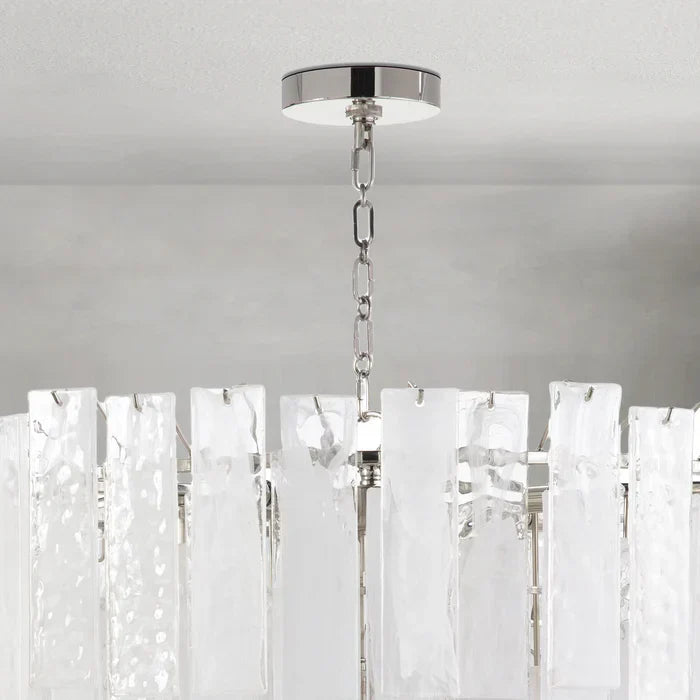 Tidelle Clear Glass Chandelier Large
