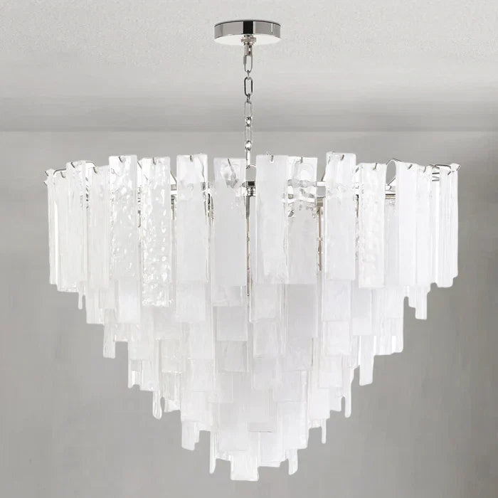 Tidelle Clear Glass Chandelier Large