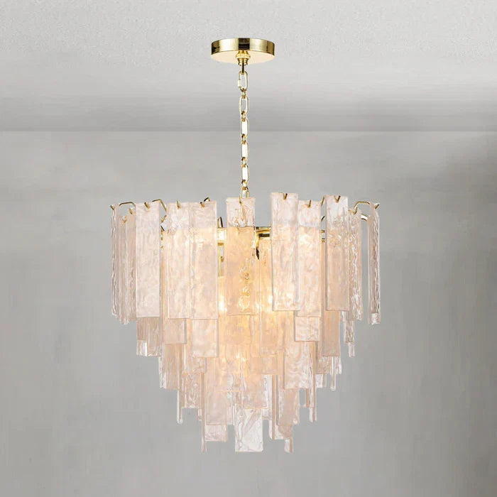 Tidelle Clear Glass Chandelier Small