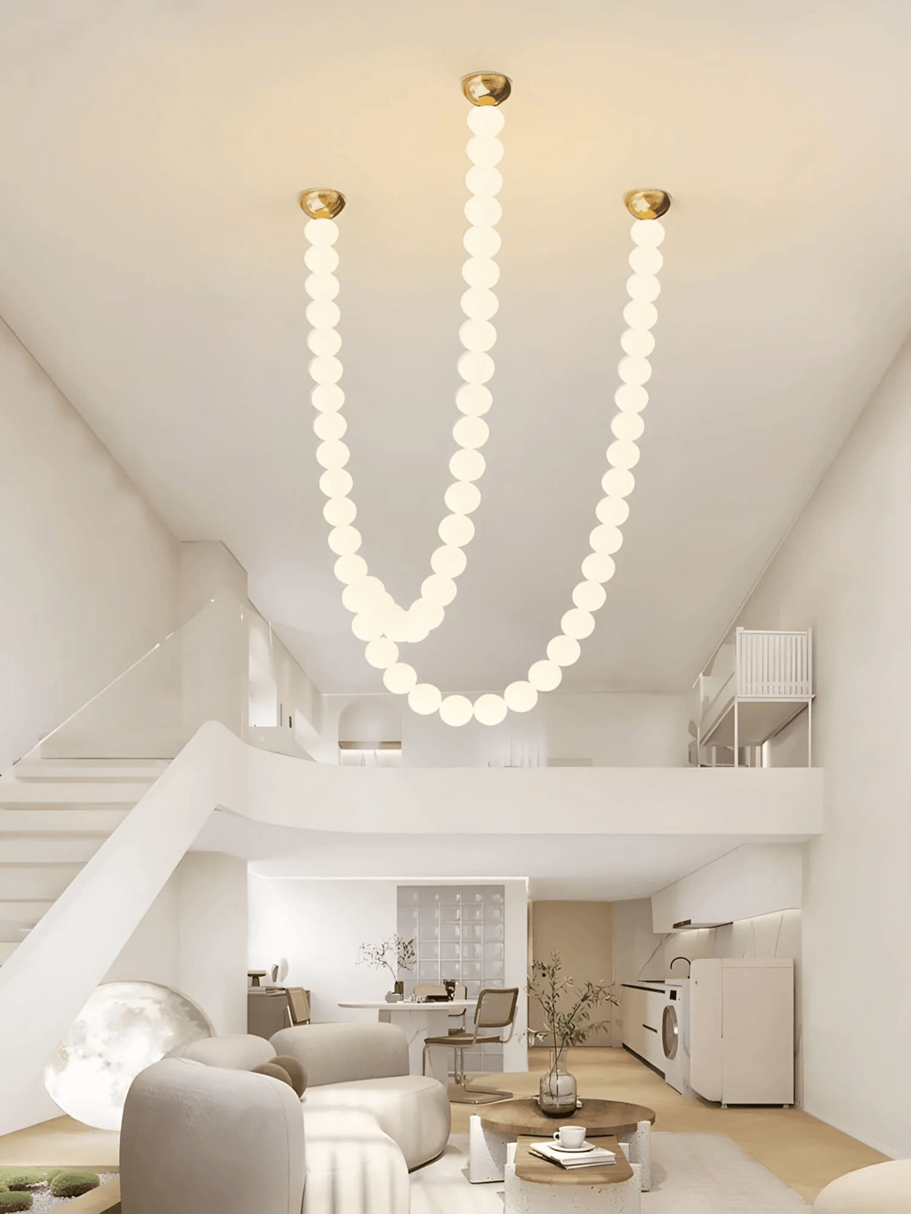 Halti Necklace Acrylic Chandelier