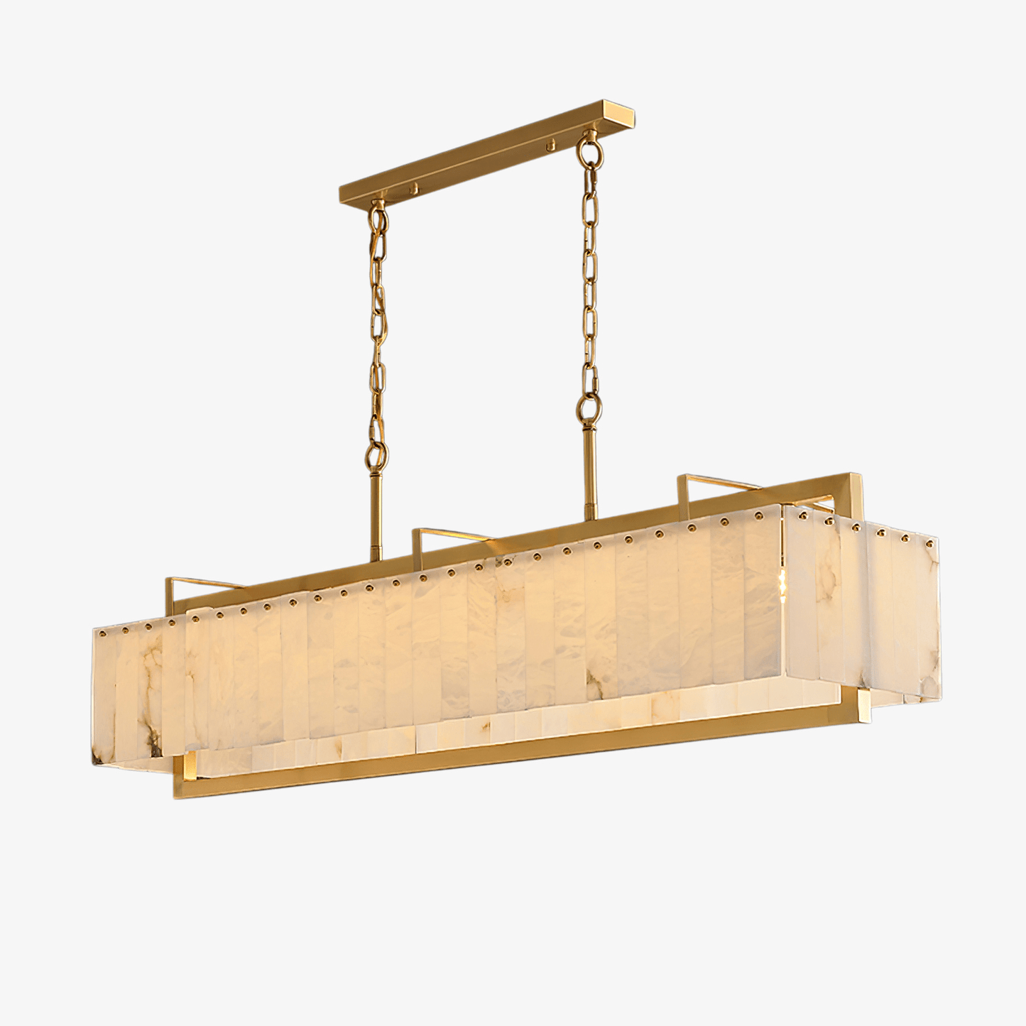 Hexa Alabaster Chandelier