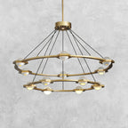 Planet 2-Tier Round Chandelier 48" 60"