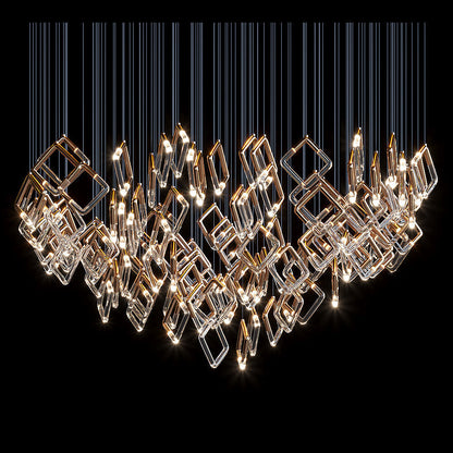 Arqelle Linear Tube Scatter Chandelier