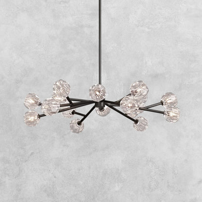 Bouble De Crystal Modern Round Chandelier
