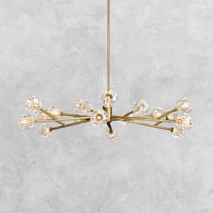Bouble De Crystal Modern Round Chandelier
