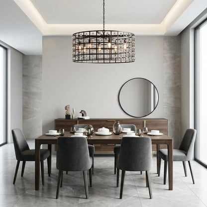 Aubrey Round Chandelier 6/8/12 Light