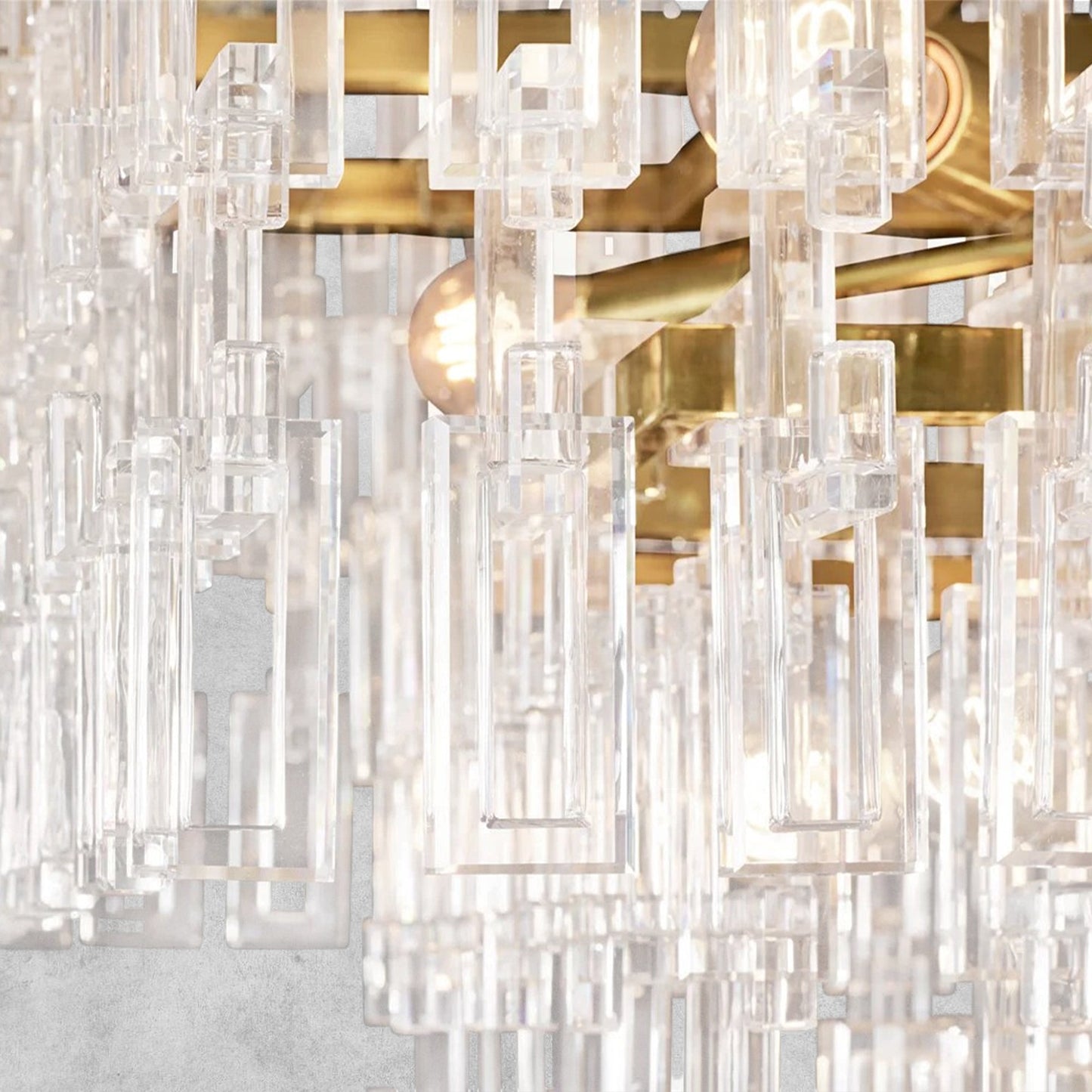 Aurelia Multi-Tier Rectangular Chandelier 60" 72"