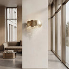 Amadeo Brass Crystal Sconce