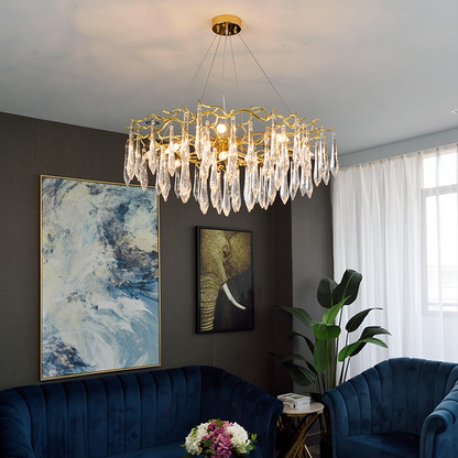 Hurrey Branch Crystal Rain Chandelier