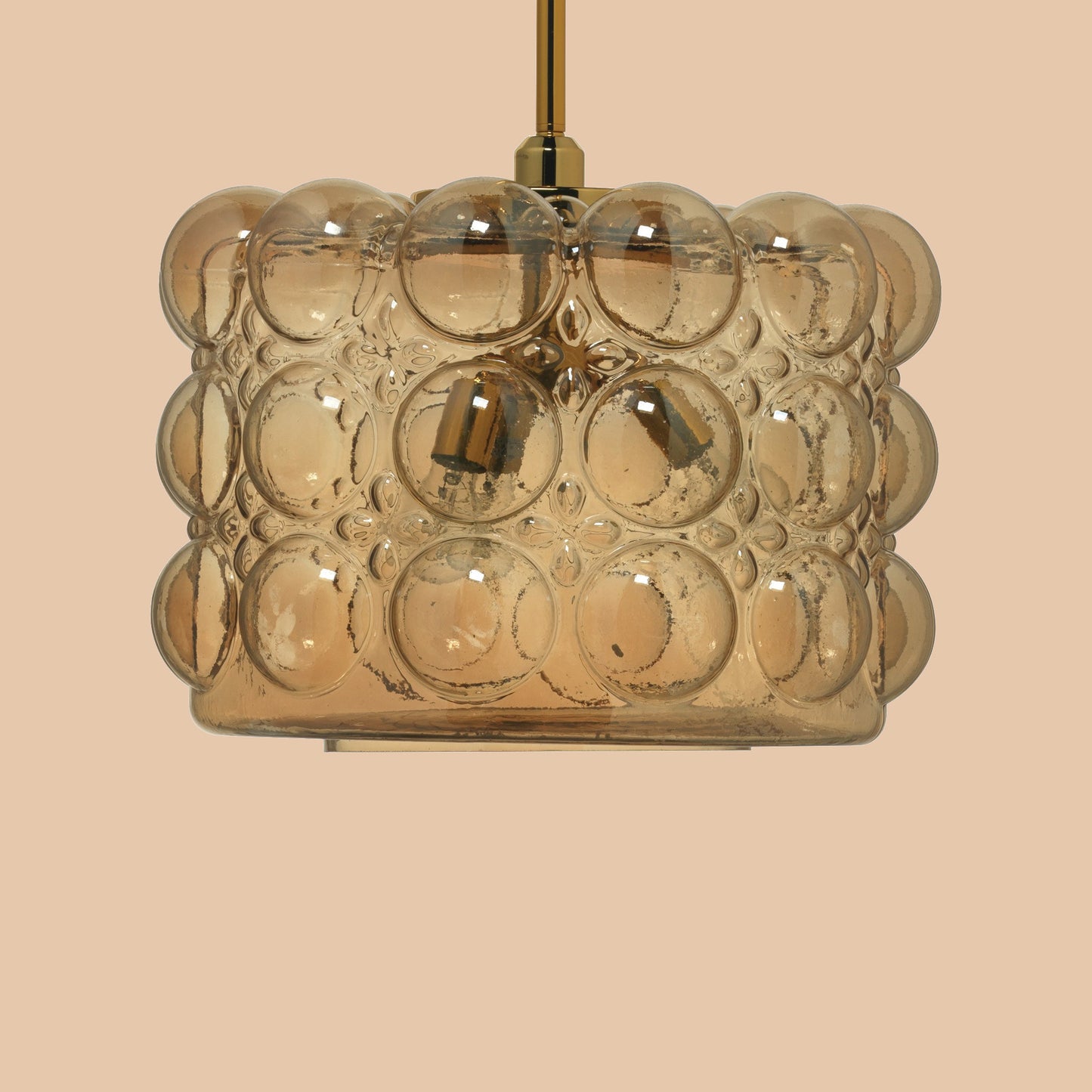 Vintage Bubble Glass Pendant Light