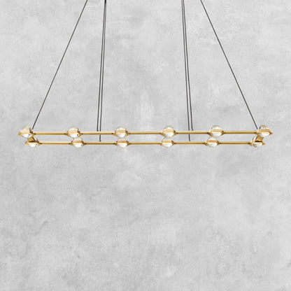 Planet Rectangular Chandelier 54" 72"