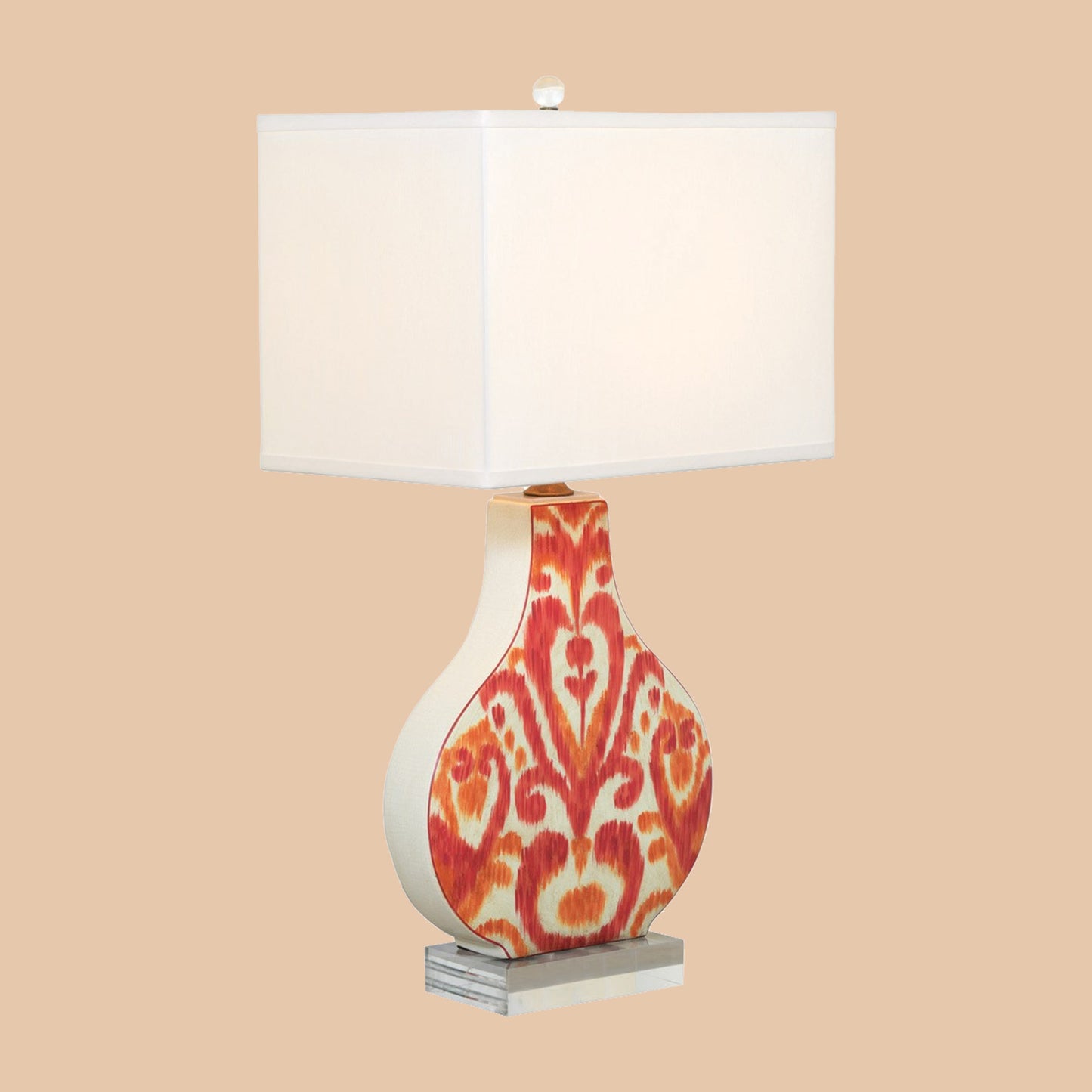 Patterned Ceramic Table Lamp