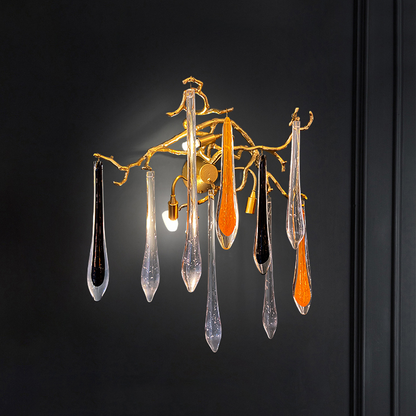 Agnes Branch Crystal Wall Sconce