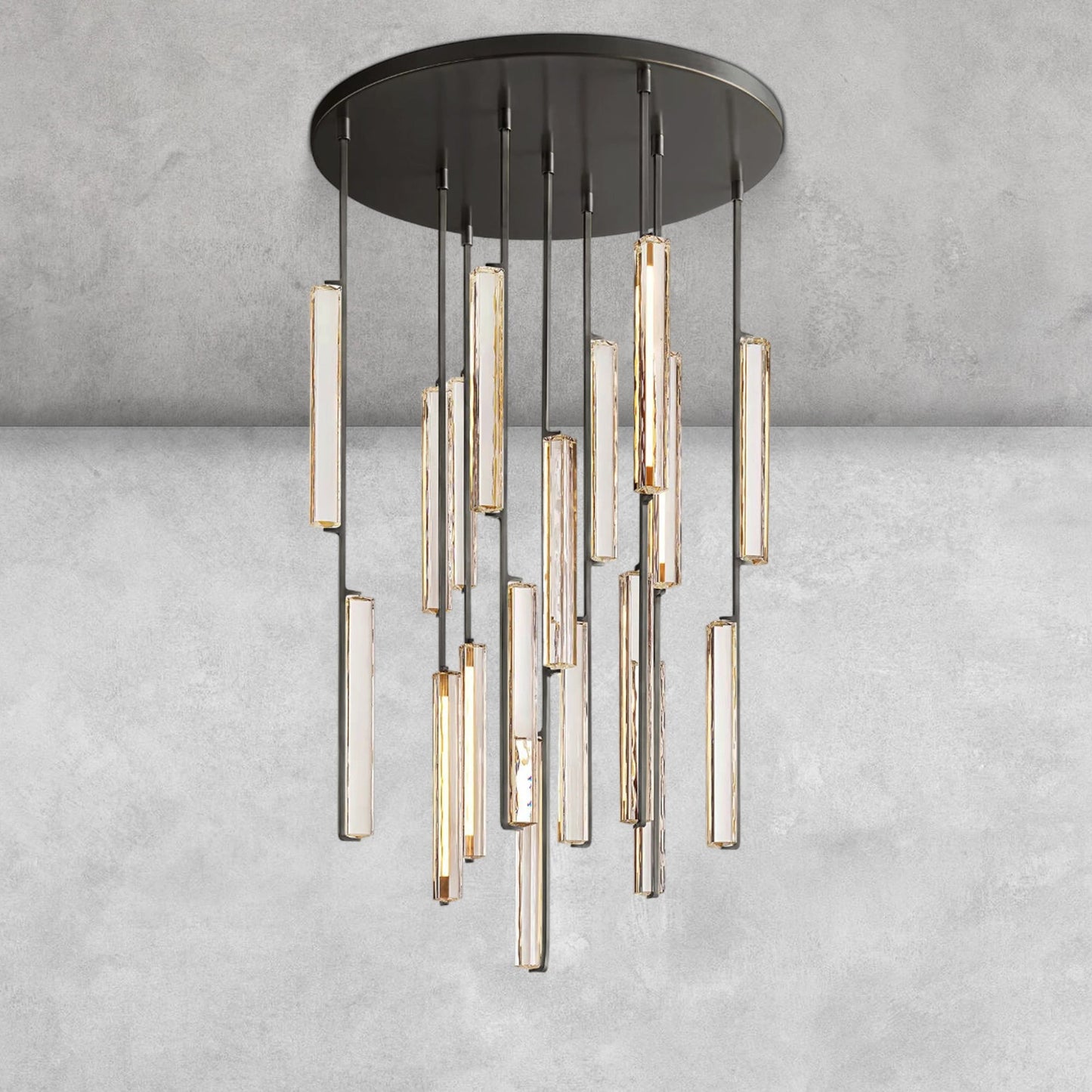 Milano Crystal Round Chandelier 24‘’ 40‘’ 56‘’