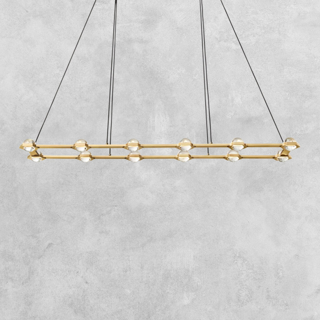 Planet Rectangular Chandelier 54" 72"