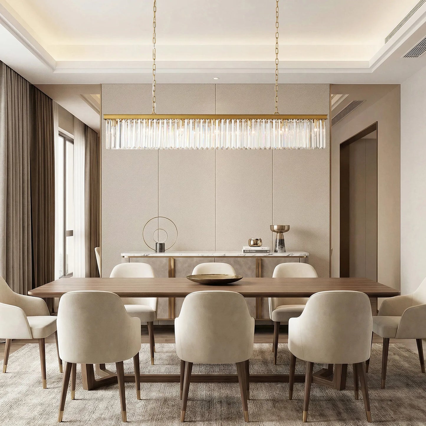 Leyland Rectangular Chandelier 60''72''