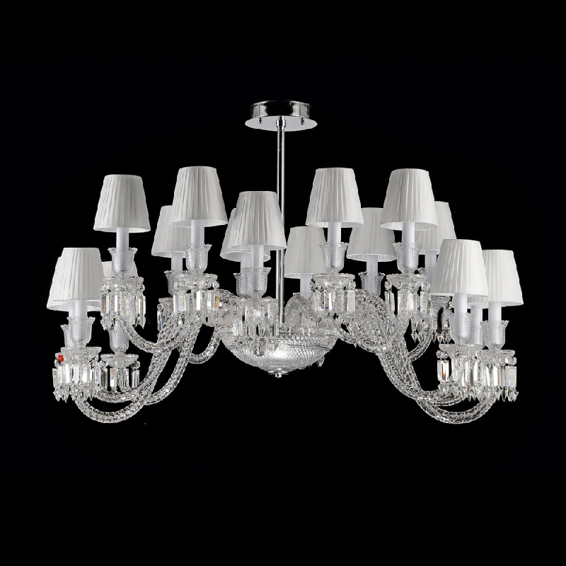 Lliana Classic Oval K9 Crystal Chandelier 16 Lights