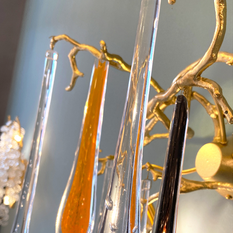 Agnes Branch Crystal Wall Sconce