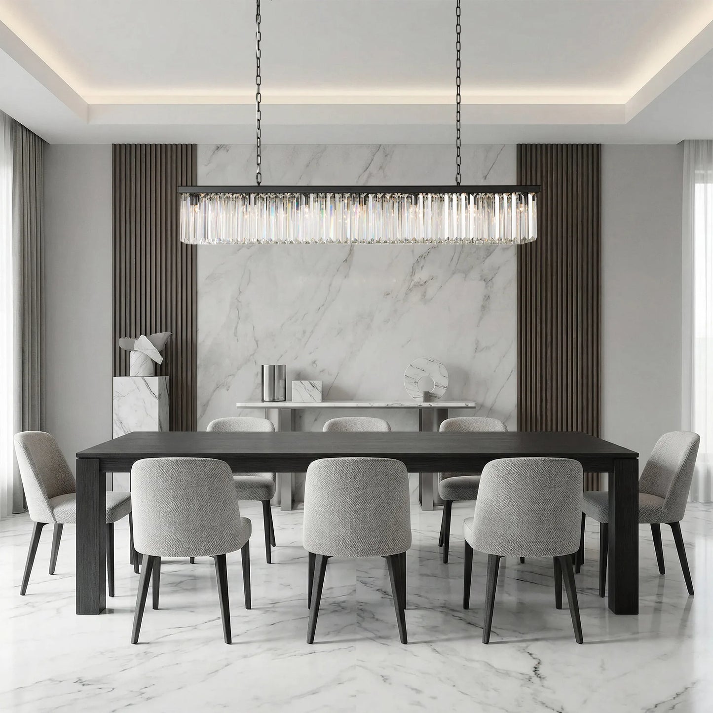 Leyland Rectangular Chandelier 60''72''