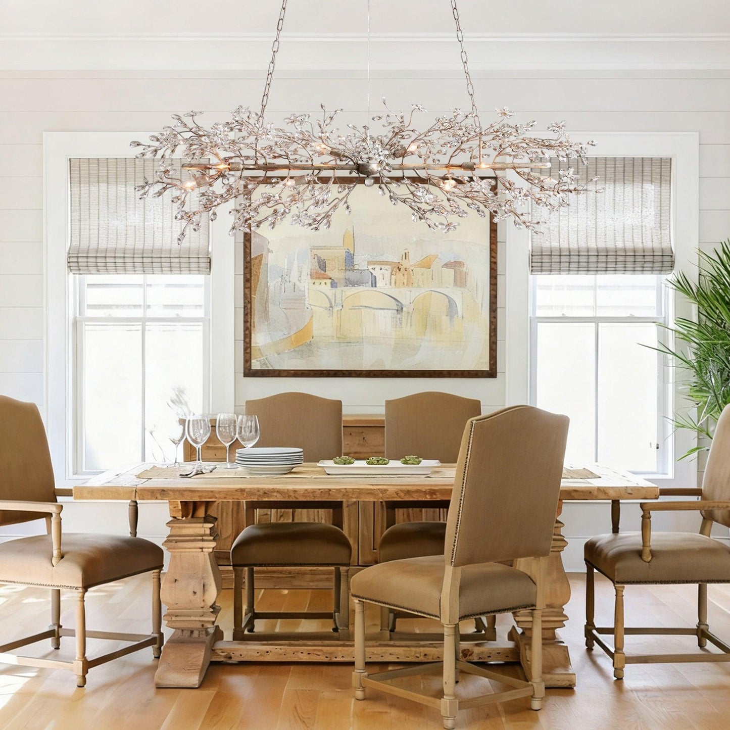 Fiore Linear Chandelier 43"51"68"