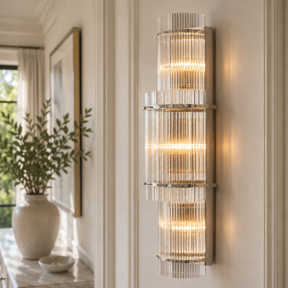 Sae Nari Glass Grand Round Sconce
