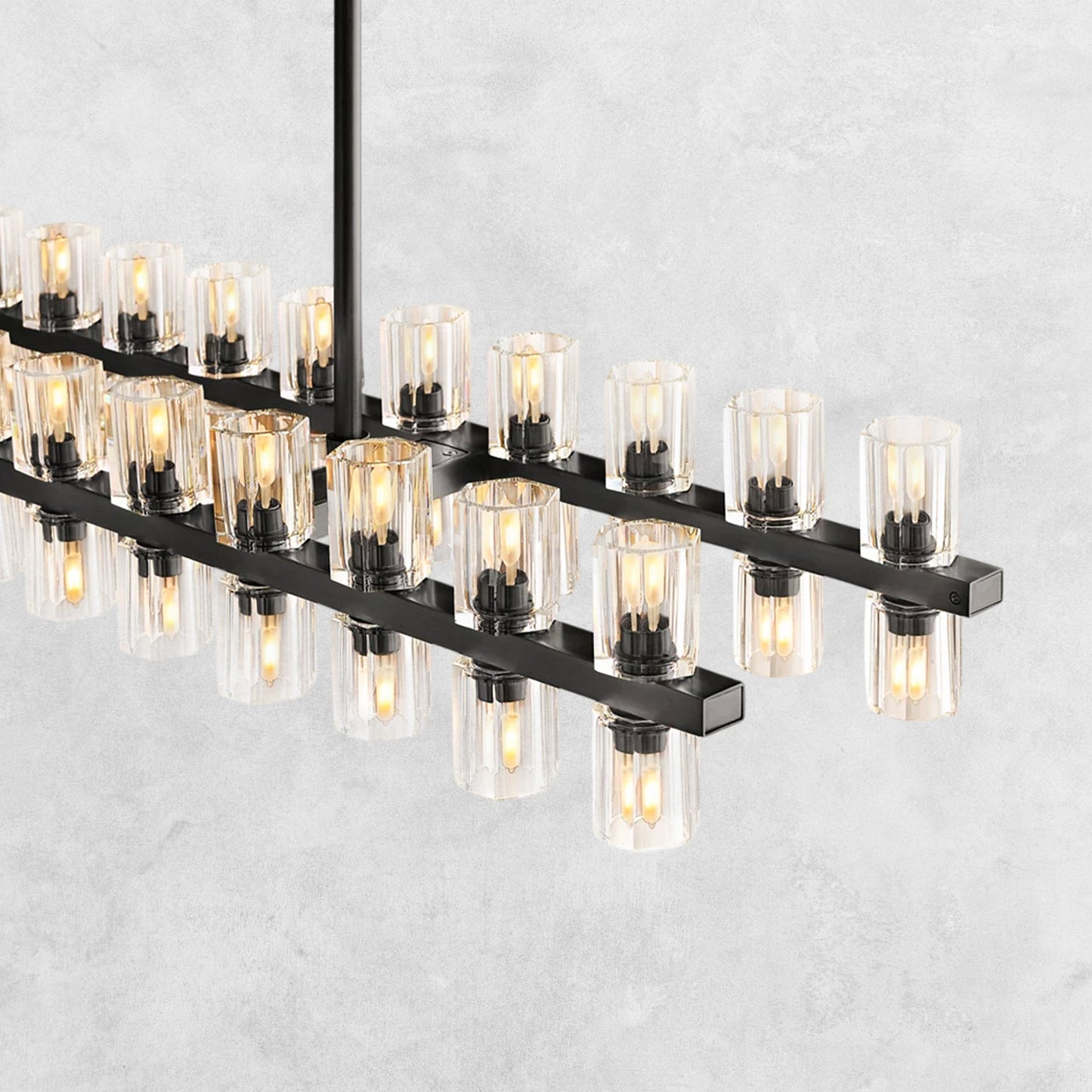 Reger Crystal Rectangular Chandelier 54'' 72"