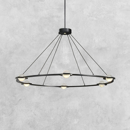 Planet Round Chandelier 36'' 48'' 60''