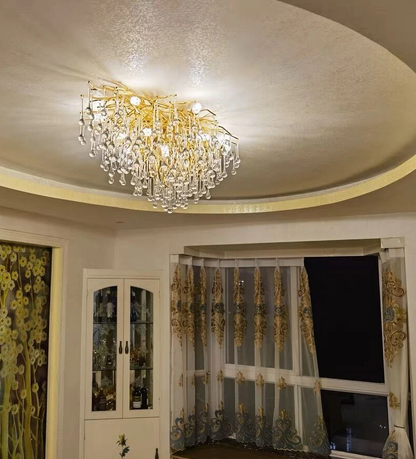 Stunning Tree Branch Crystal Chandelier