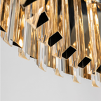 Modern Round Metal Crystal Chandelier for Dining Room/Bedroom