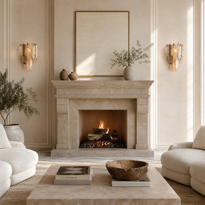 Amadeo Brass Crystal Sconce