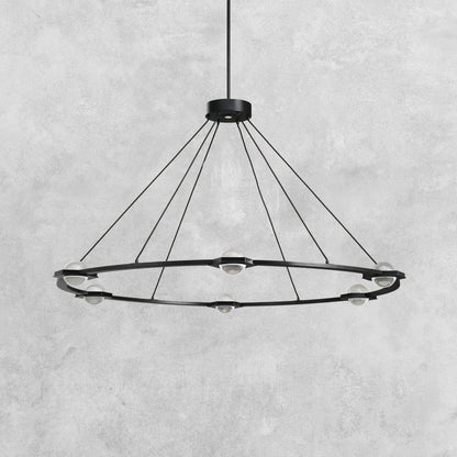 Planet Round Chandelier 36'' 48'' 60''