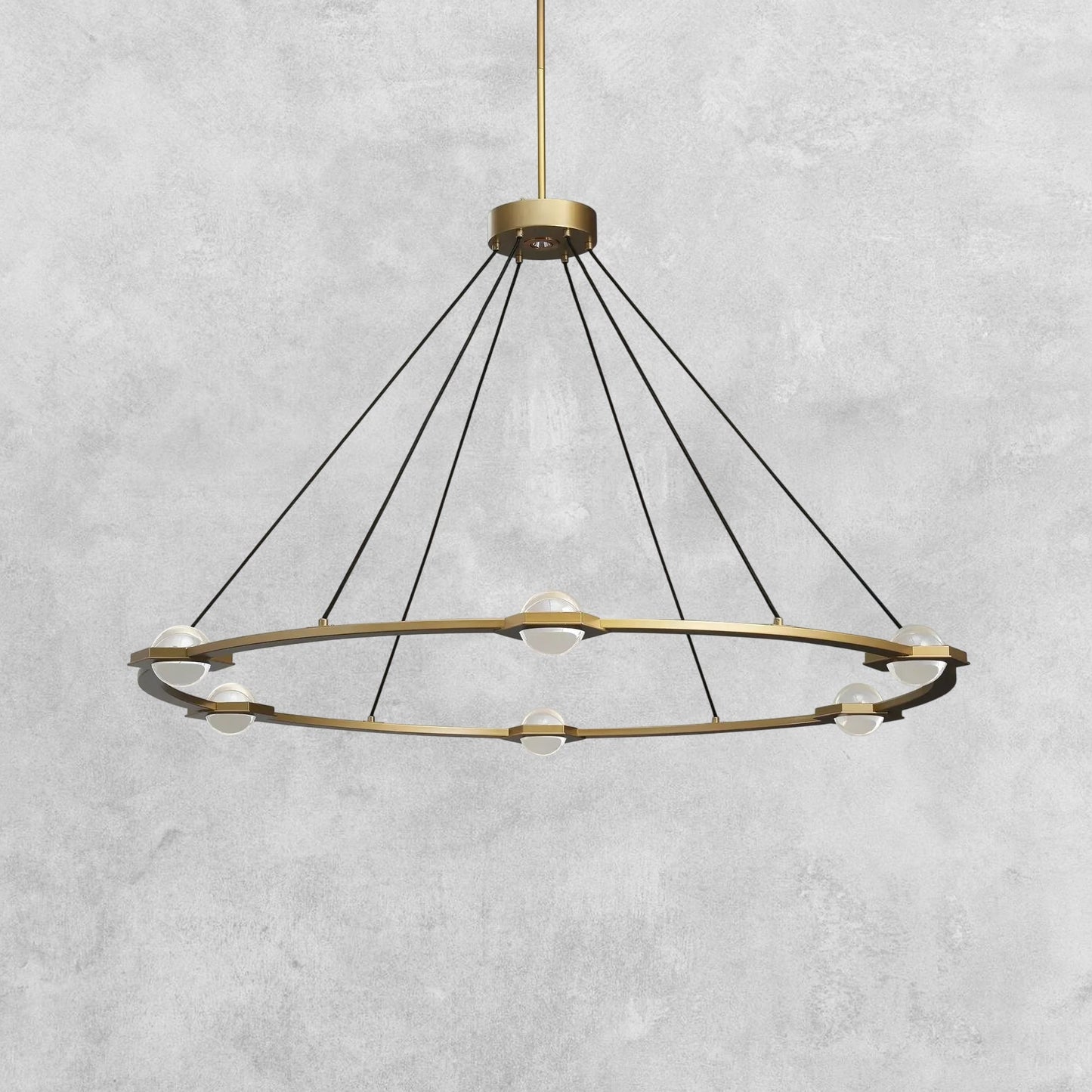 Planet Round Chandelier 36'' 48'' 60''
