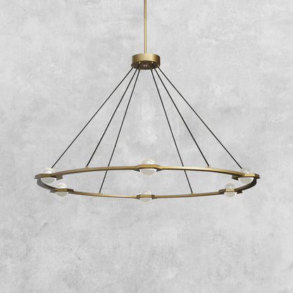 Planet Round Chandelier 36'' 48'' 60''