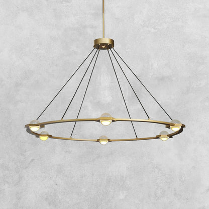 Planet Round Chandelier 36'' 48'' 60''