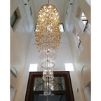 Rainfall Glass Gem Stone Chandelier